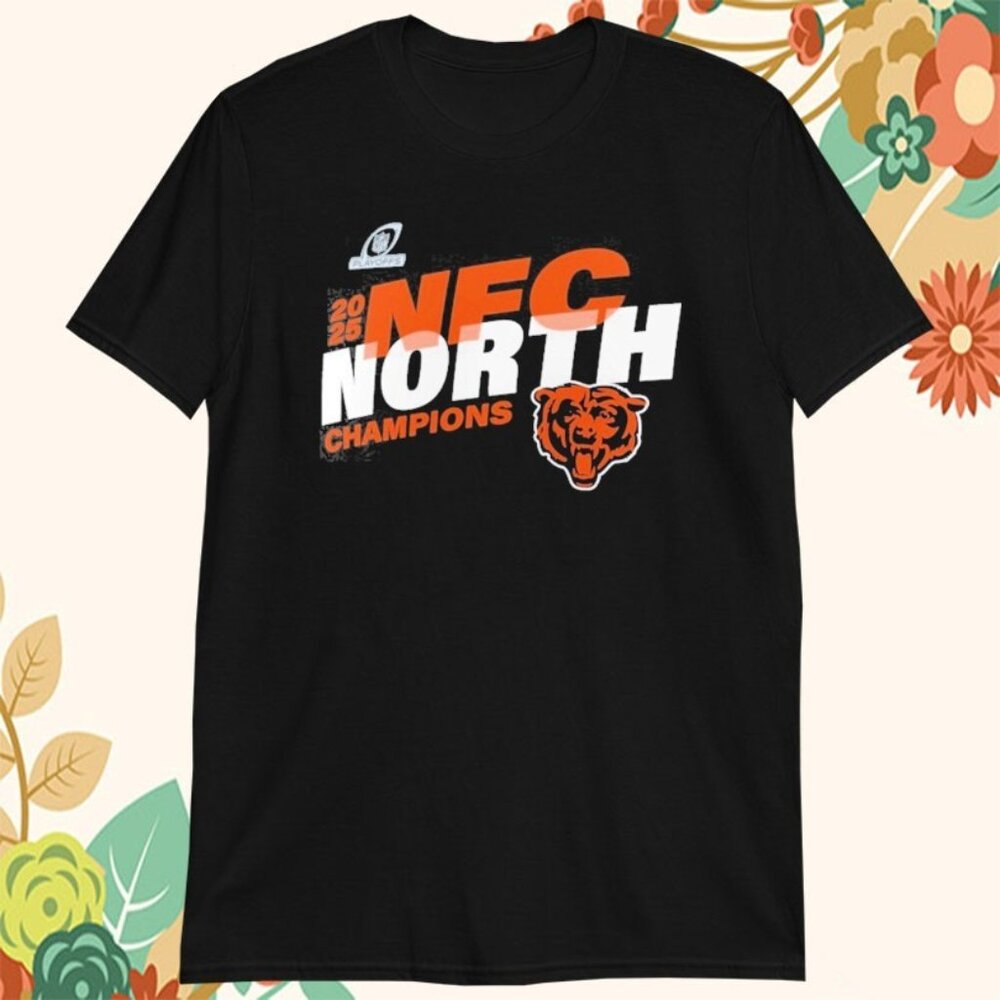 Chicago Bears 2025 Nfc North Division Champions Conquer T-shirt 166
